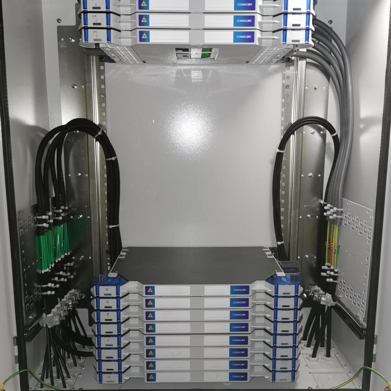 Montage von Muffen und Endgestellen